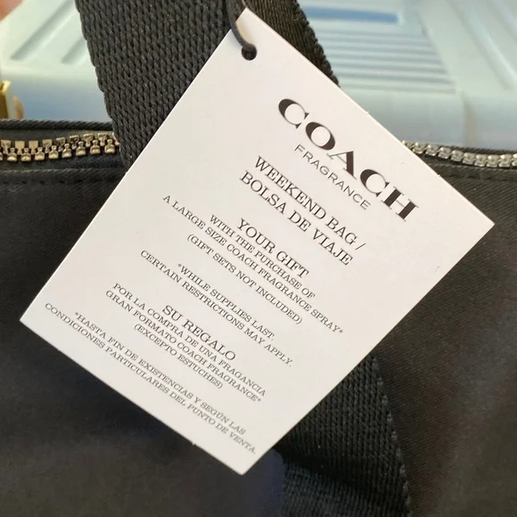 Coach Black Weekend Duffle Bag - Picture 2 of 5